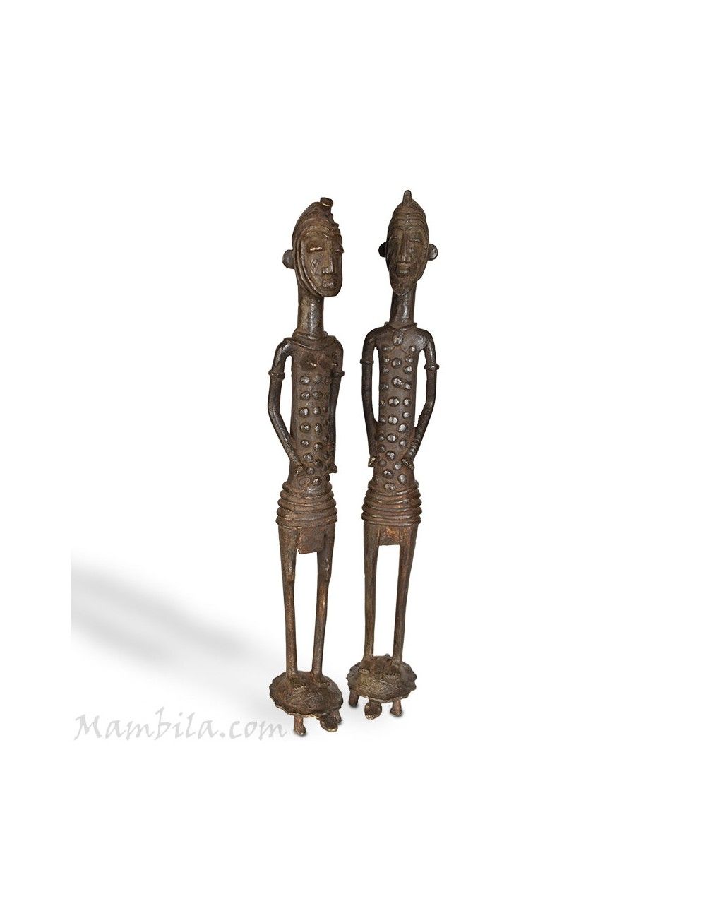 Pareja Dogon en bronce