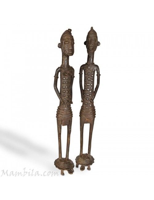 Pareja Dogon en bronce
