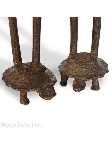 Pareja Dogon en bronce