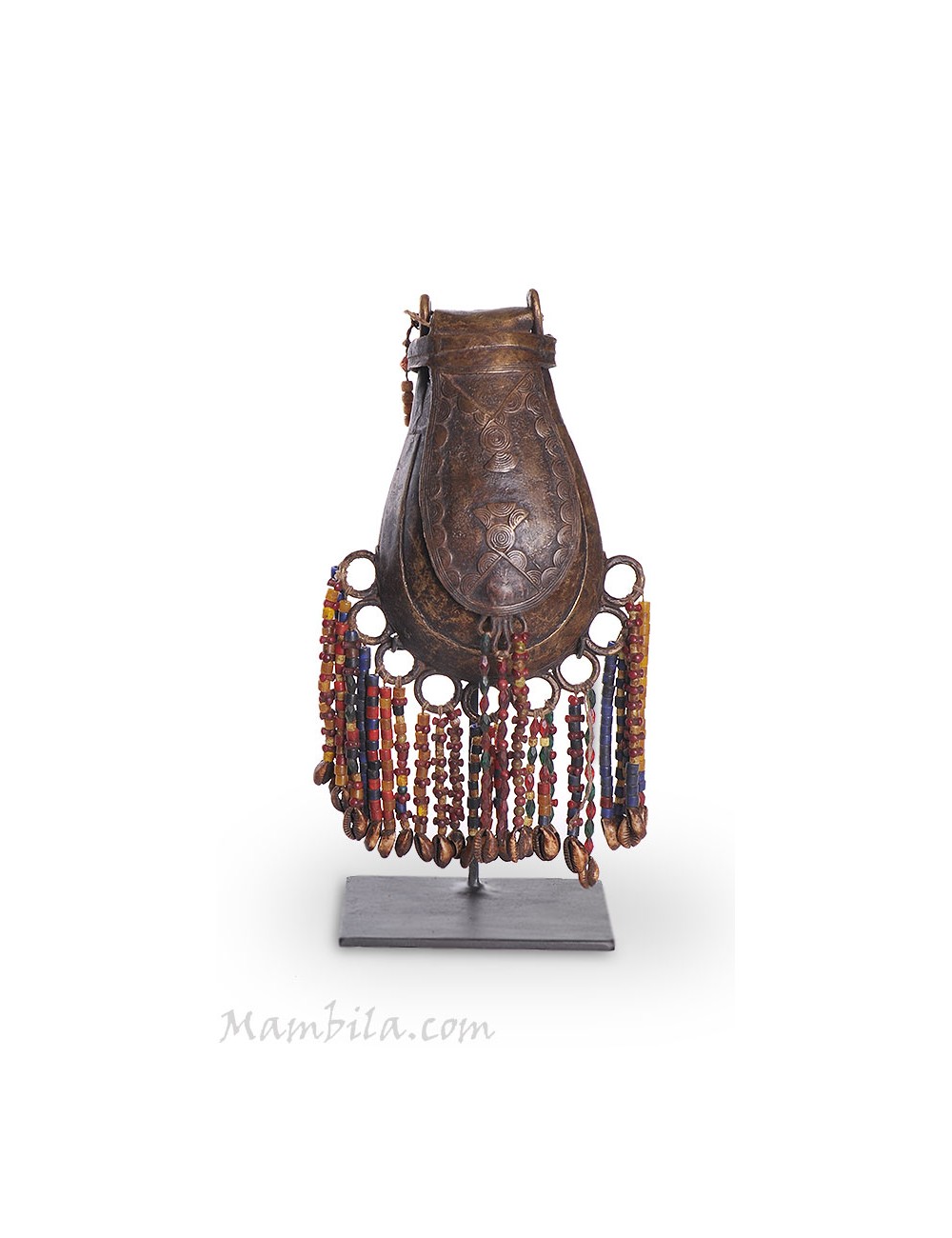 bolso bronce africano antiguo