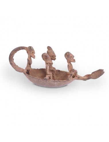 Piragua en bronce Dogon