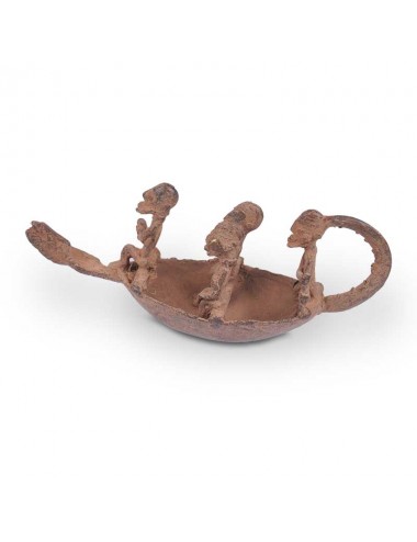 Piragua en bronce Dogon