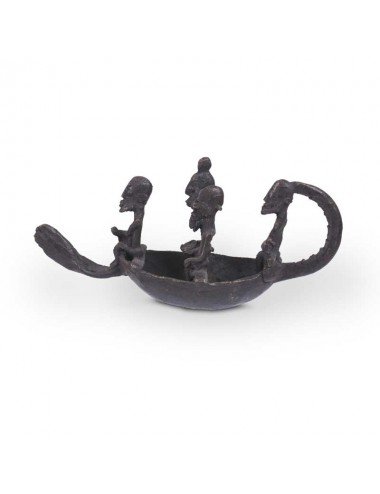 Piragua en bronce Dogon