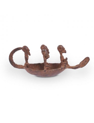 Piragua en bronce Dogon